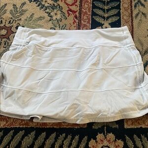 White Athletic Skort